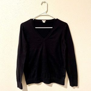 Black V Neck Sweater